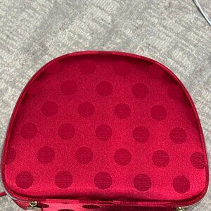 Estée Lauder New 2025 Red Polka Dot Make Up Travel Train Case